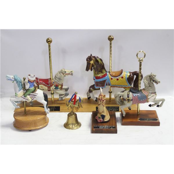 LOT OF 4 P.JS CAROUSEL COLLECTION FIGURES