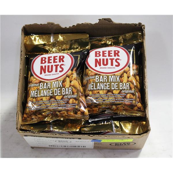 12 PKS OF BEER, NUTS ORIGINAL FLAVOUR BB JAN 2025