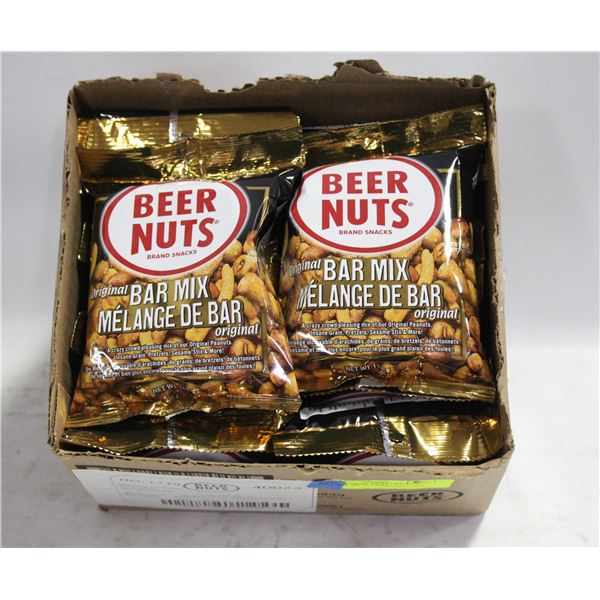 12 PKS OF BEER, NUTS ORIGINAL FLAVOUR BB JAN 2025