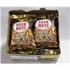 12 PKS OF BEER, NUTS ORIGINAL FLAVOUR BB JAN 2025
