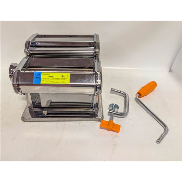 PASTA MAKER - ACROSTEEL (NEW) - C/W INST. MANUAL
