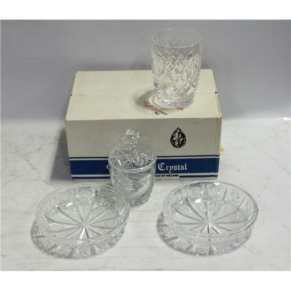 FLAT OF WATERFORD CRYSTAL MADE IN IRELAND