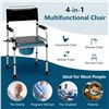 Image 3 : BRAND NEW 4 IN 1 FOLDING BEDSIDE COMMODE CHAIR