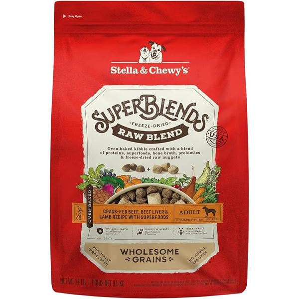 STELLA & CHEWY'S SUPERBLENDS FREEZE DRIED RAW