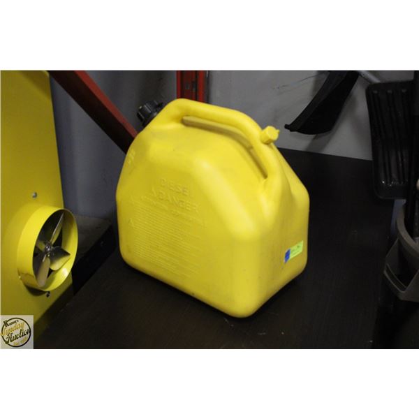 YELLOW DIESEL FUEL CAN 20L