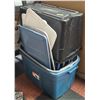 Image 1 : 3 LARGE STORAGE TOTES WITH 22 EXTRA