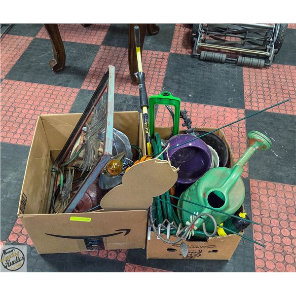 LARGE LOT GARDEN ORNAMENTS