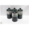 Image 1 : LOT OF GREEN MINI PROPANE TANKS (FULL)