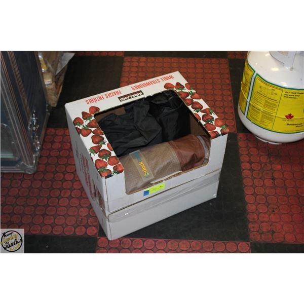 3 LARGE PATIO FURNITURE COVERS & UMBRELLA COVER