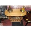 Image 1 : OAK VINTAGE MAGAZINE RACK
