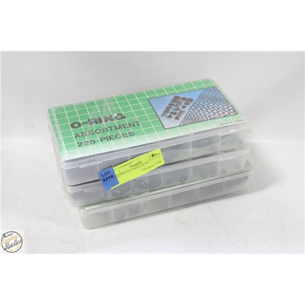 3X 225 PIECE O-RING SETS
