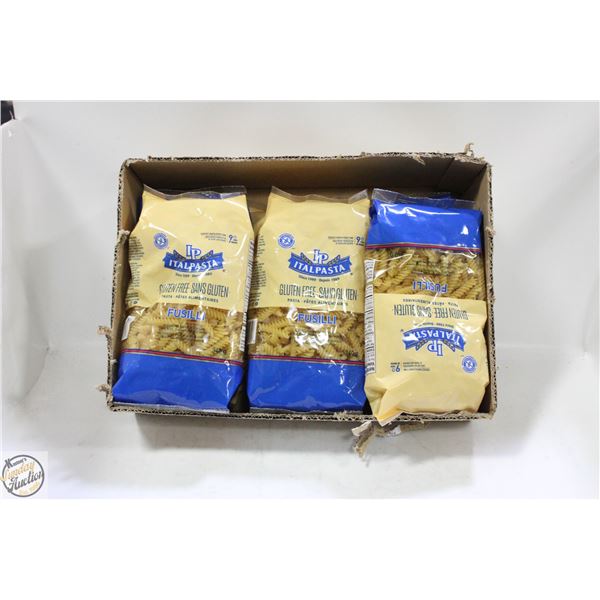 6 BAGS OF FUSILLI ITALPASTA GLUTEN FREE BB