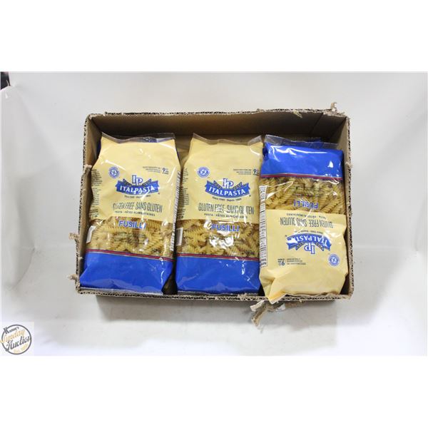 6 BAGS OF FUSILLI ITALPASTA GLUTEN FREE BB