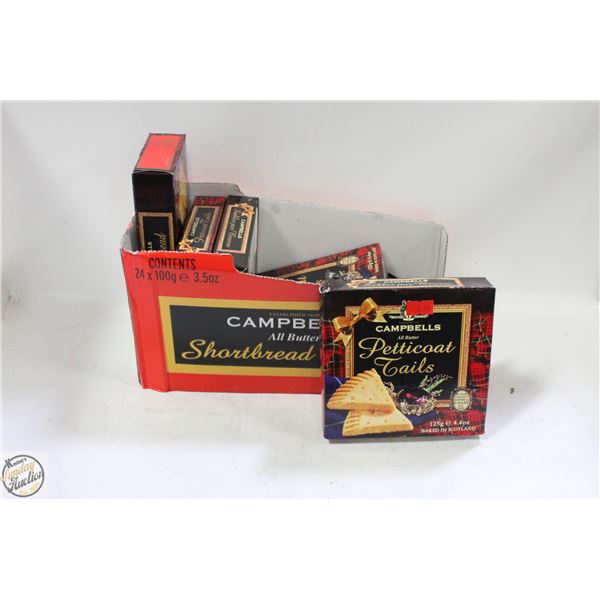 CAMPBELL SCOTTISH SHORTBREAD EIGHT PACKS