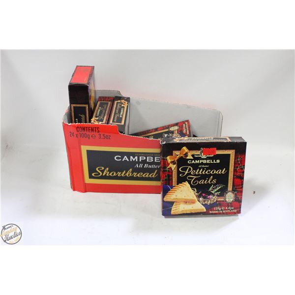 CAMPBELL SCOTTISH SHORTBREAD EIGHT PACKS