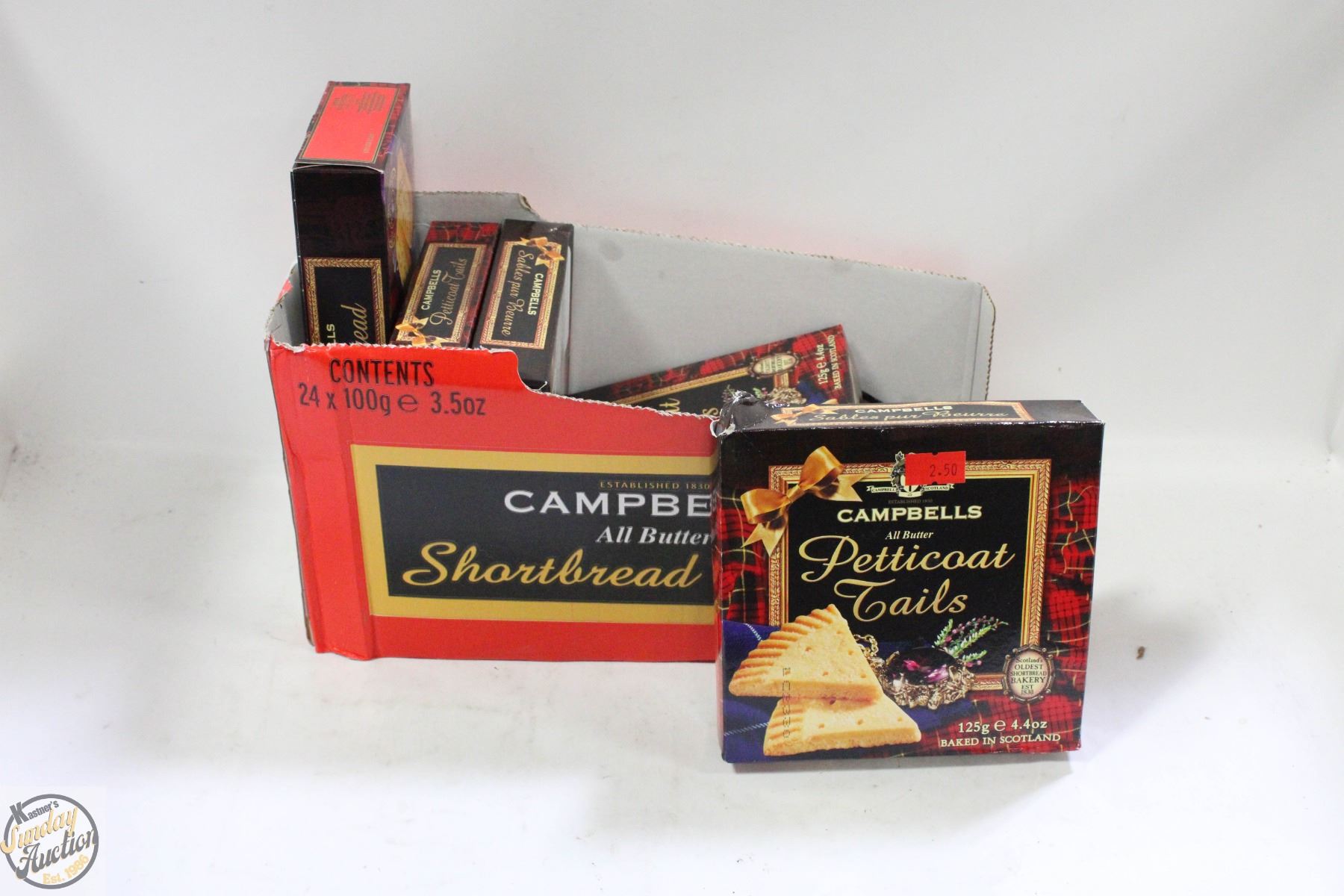 CAMPBELL SCOTTISH SHORTBREAD EIGHT PACKS