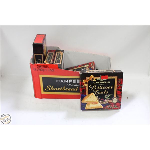 CAMPBELL SCOTTISH SHORTBREAD EIGHT PACKS