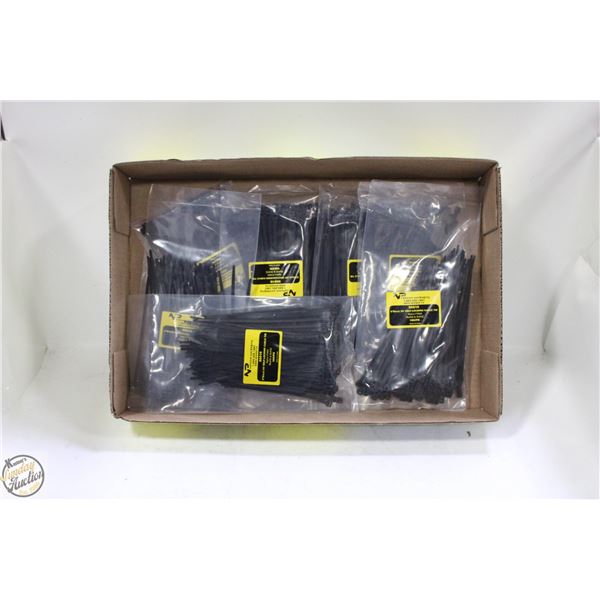 7X 100 UV SELF LOCKING CABLE TIES