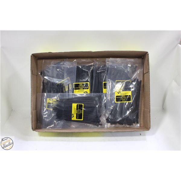 7X 100 UV SELF LOCKING CABLE TIES
