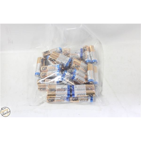 40 AA GP ULTRA PLUS ALKALINE BATTERIES