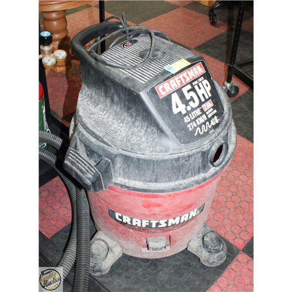 CRAFTSMAN SHOPVAC 4.5 HP 45 LITRE