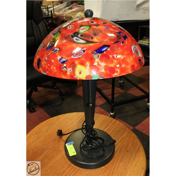 MURANO GLASS SHADE LAMP