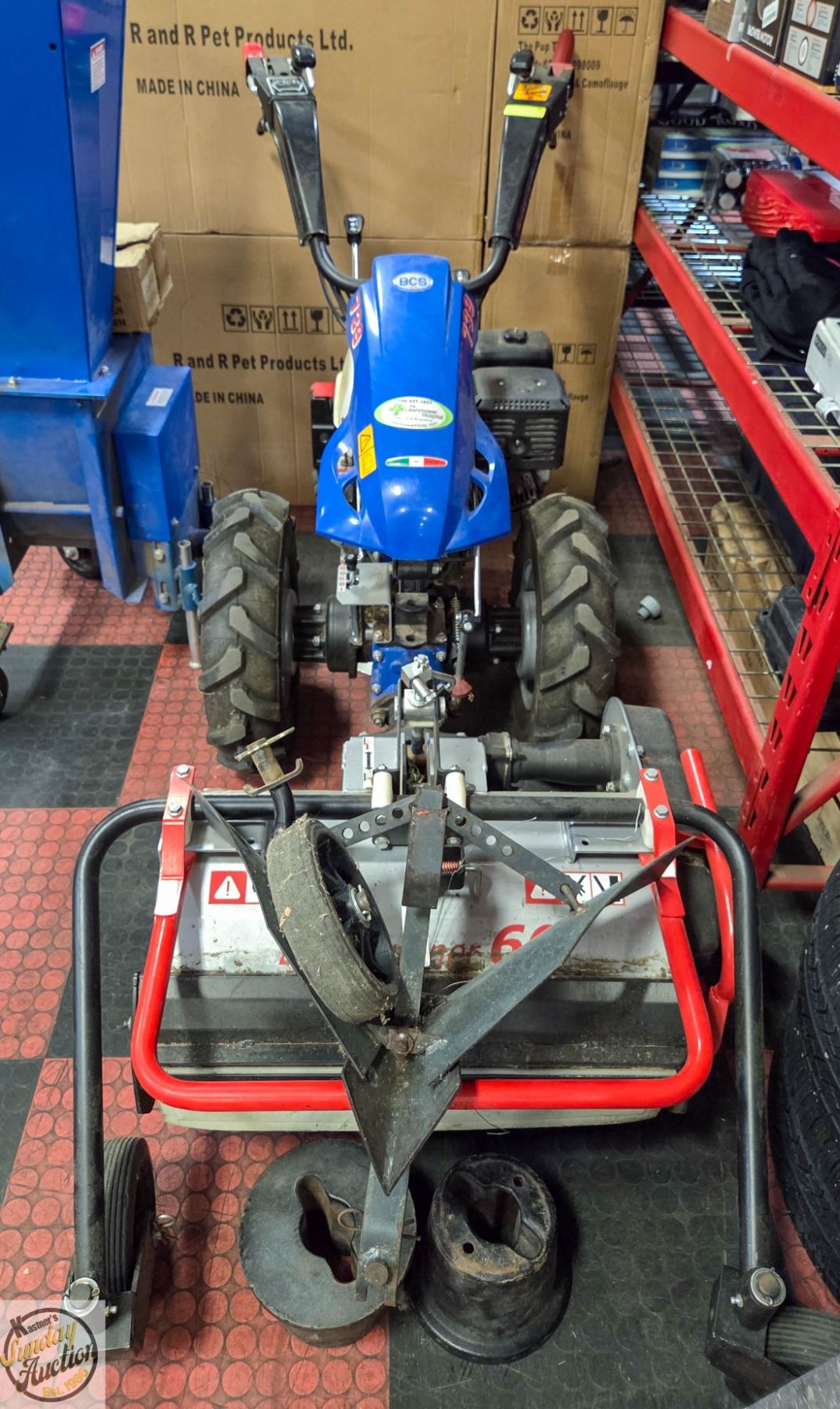 BCS 2-WHEEL TRACTOR 739 PS WITH ROTARY TILL