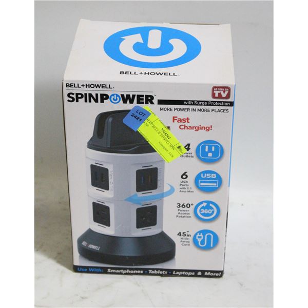 SEALED BELL & HOWELL SPIN POWER