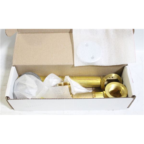 DELTA TOE-OPERATED BATH WASTE CHROME FINISH BRASS