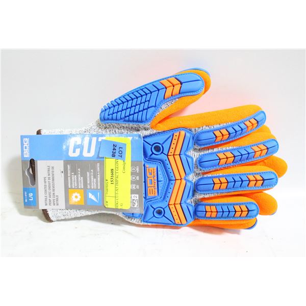 BDG CUT-X5 IMPACT GLOVES SIZE L/G