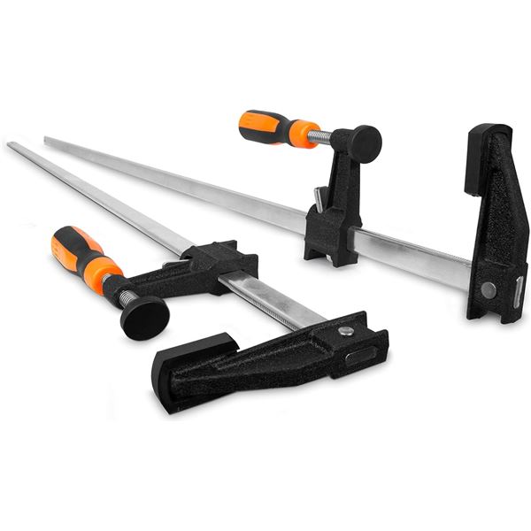 NEW PAIR OF WEN 36" ADJUSTABLE STEEL BAR CLAMPS