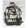 WHITE CAMO BACK PACK