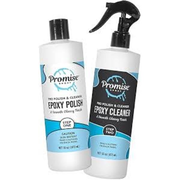 NEW 2 X 473ML PROMISE EPOXY PRO POLISH & CLEANER
