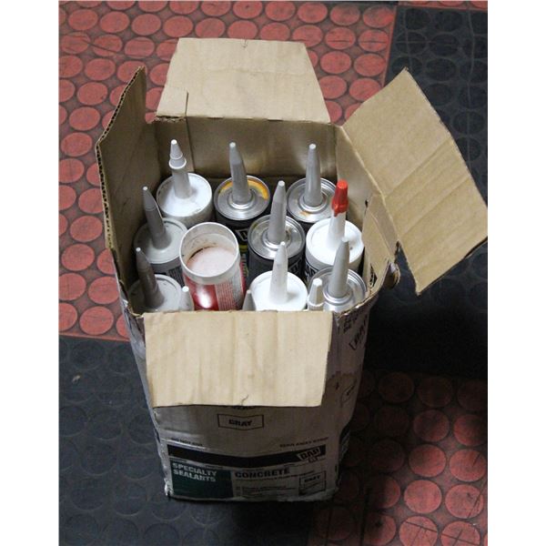 LOT OF NEW SEALED CAULKING