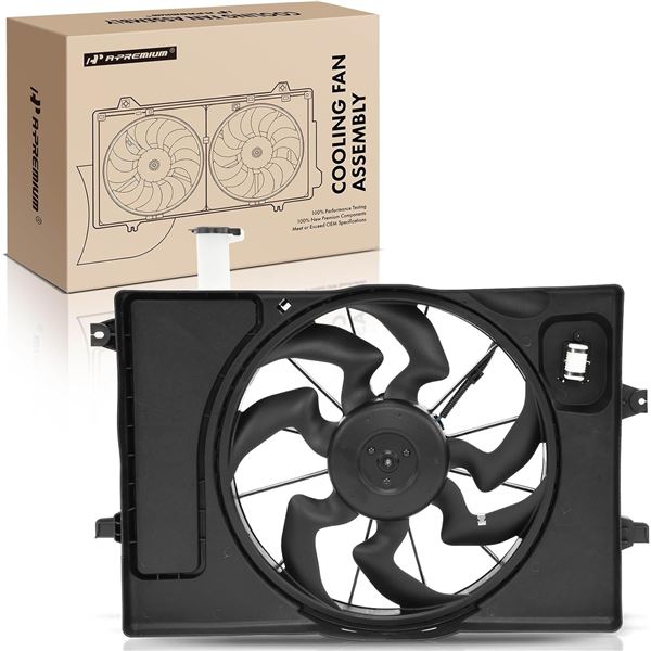 NEW A-PREMIUM RADIATOR COOLING FAN ASSEMBLY