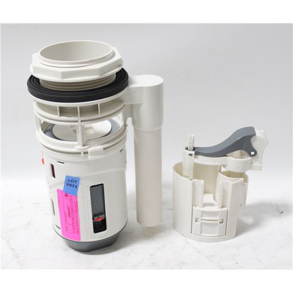 3" ADJUSTABLE BARREL STYLE DUAL FINISH FLUSH TOILE