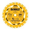 NEW DEWALT 2 FRAMING 7 1/4" 24T BLADE