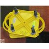 2 YELLOW 11X12" TROLLY DOLLY MOVERS WITH