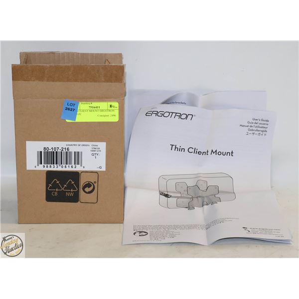 THIN CLIENT MOUNT ERGOTRON MINI PC