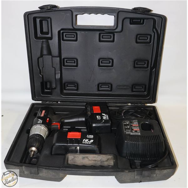 CRAFTSMAN DRILL WITH BATTERY/CHARGER IN