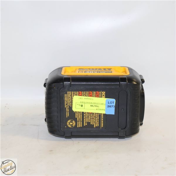 DEWALT 40V LITHIUM BATTERY