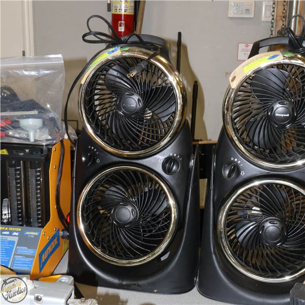 3 SPEED DOUBLE FAN