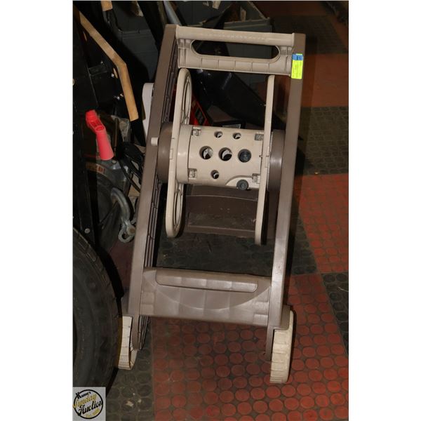 HOSE REEL ON WHEELS