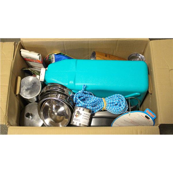CAMPING EMERGENCY KIT, FIRE STARTER,