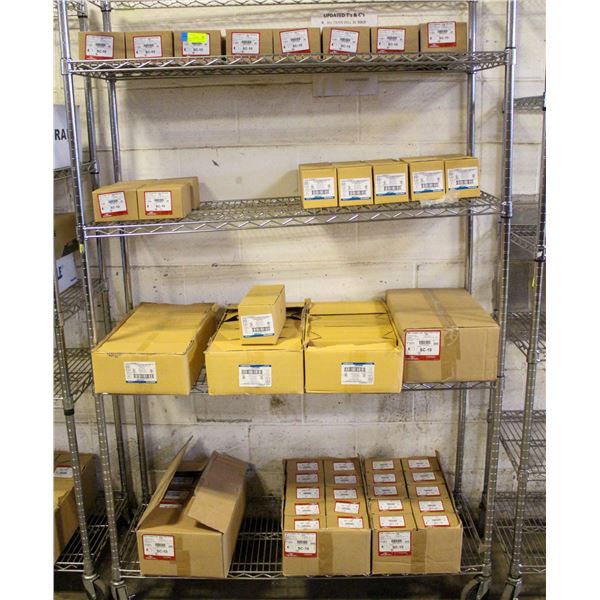 COMPLETE RACK OF ASSORTED ELECTRICAL