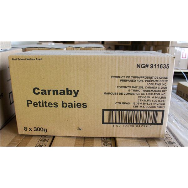 CASE OF 8 BAGS CARNABY MIXED BERRIES GUMMY
