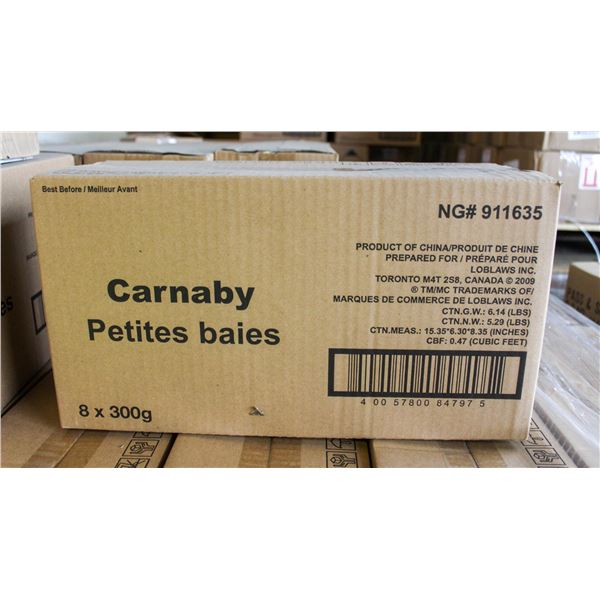 CASE OF 8 BAGS CARNABY MIXED BERRIES GUMMY