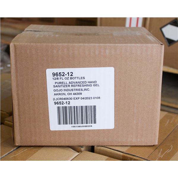 NEW CASE OF 12 PURELL HAND SANITIZERS 8 FL OZ