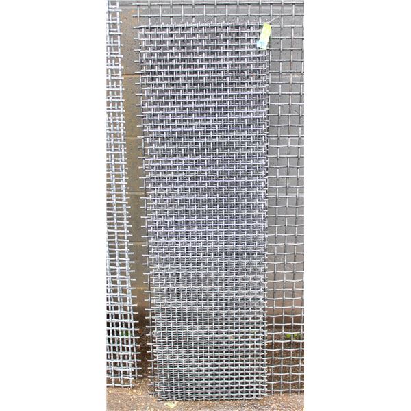 SET OF TWO 48" X 14" HIGH CARBON STEEL SCREENS