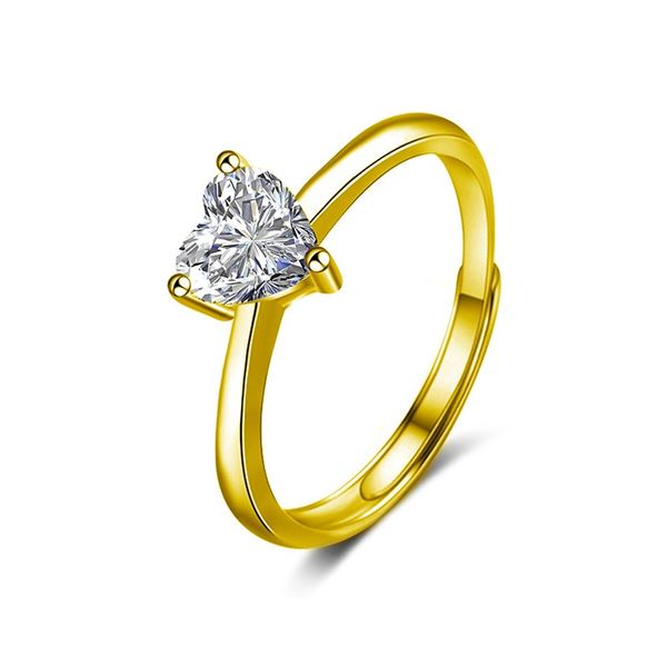 18KGP STAMPED GRA CERTIFIED HEART SHAPED BRILLIANT